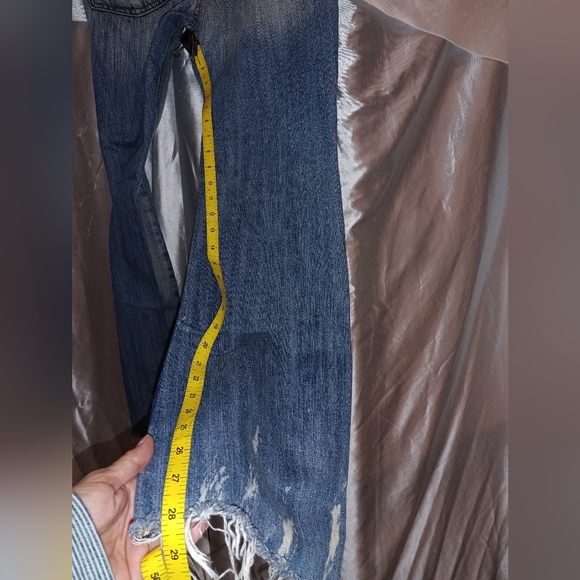 Smarque S-Marque soft and comfy jeans distressed jeans nine - Picture 6 of 7